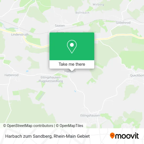Карта Harbach zum Sandberg