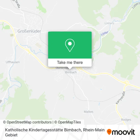 Карта Katholische Kindertagesstätte Bimbach
