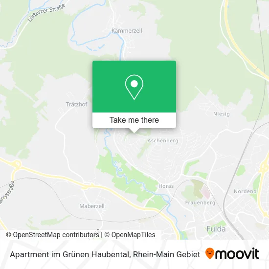 Карта Apartment im Grünen Haubental