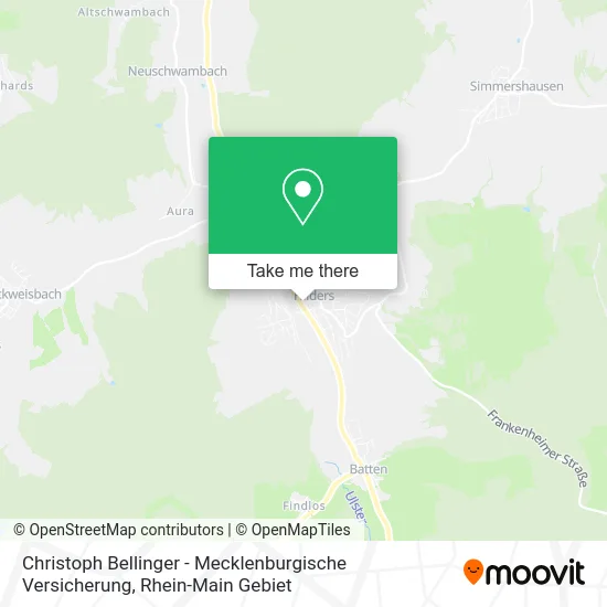 Карта Christoph Bellinger - Mecklenburgische Versicherung