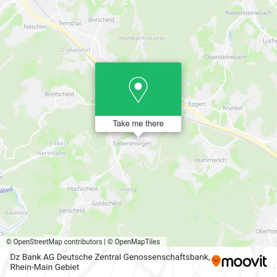 Карта Dz Bank AG Deutsche Zentral Genossenschaftsbank