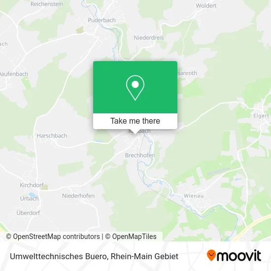 Карта Umwelttechnisches Buero