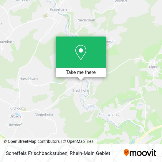 Карта Scheffels Frischbackstuben