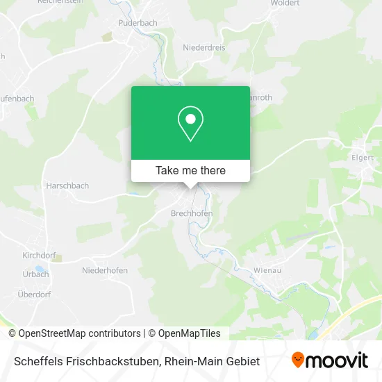 Карта Scheffels Frischbackstuben