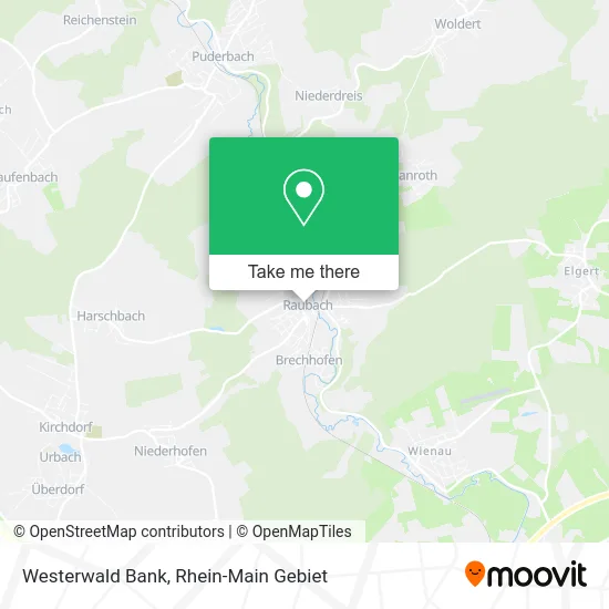 Westerwald Bank map