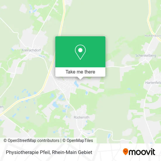 Карта Physiotherapie Pfeil