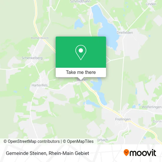 Карта Gemeinde Steinen