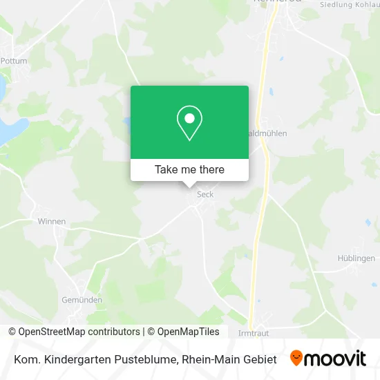 Kom. Kindergarten Pusteblume map