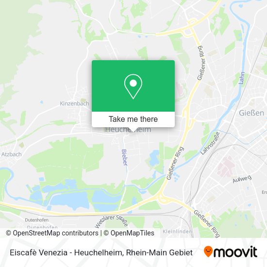 Карта Eiscafè Venezia - Heuchelheim