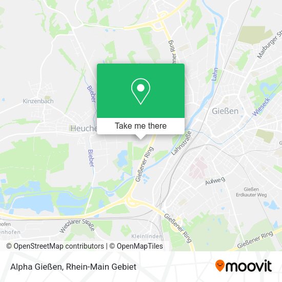 Карта Alpha Gießen