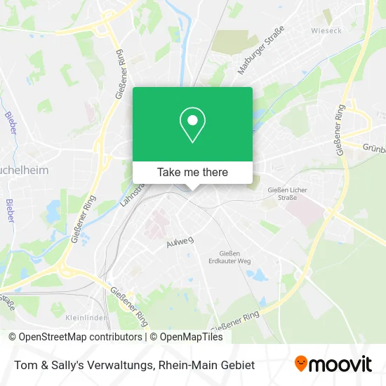 Карта Tom & Sally's Verwaltungs