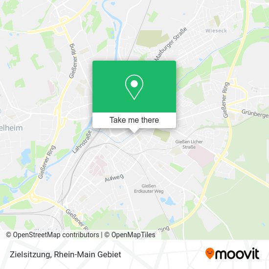 Карта Zielsitzung