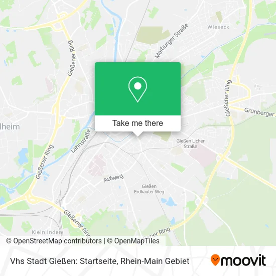 Карта Vhs Stadt Gießen: Startseite