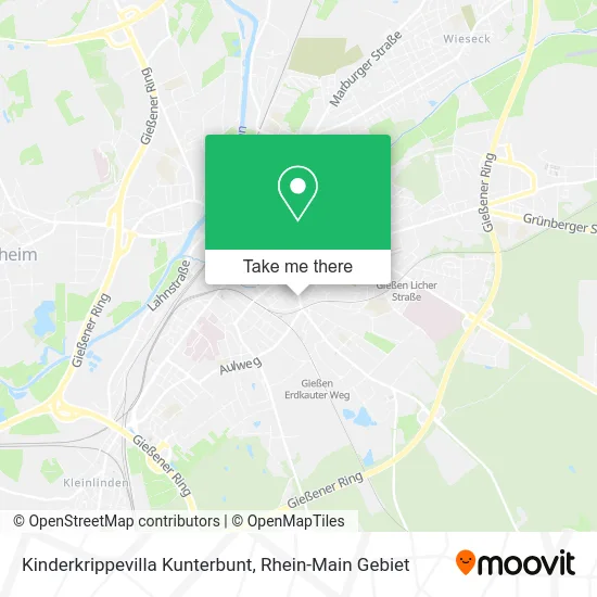 Карта Kinderkrippevilla Kunterbunt