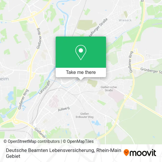 Карта Deutsche Beamten Lebensversicherung