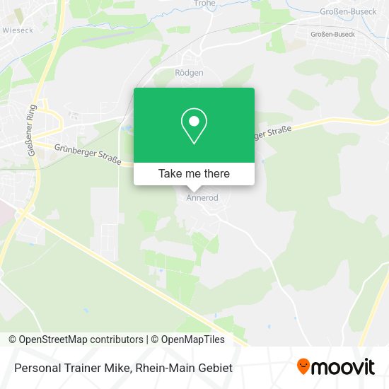 Карта Personal Trainer Mike