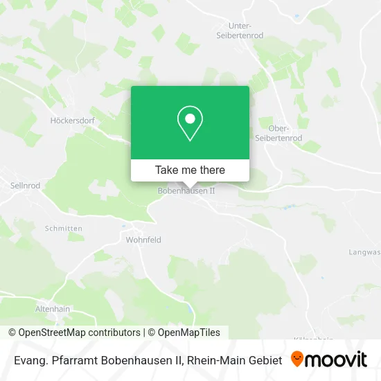 Карта Evang. Pfarramt Bobenhausen II