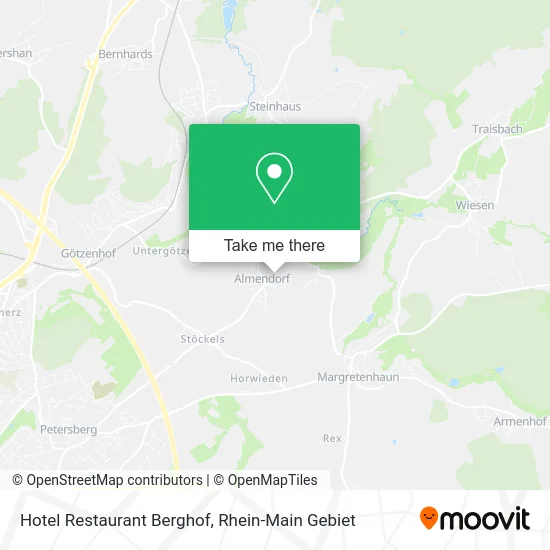 Карта Hotel Restaurant Berghof