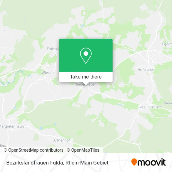Карта Bezirkslandfrauen Fulda