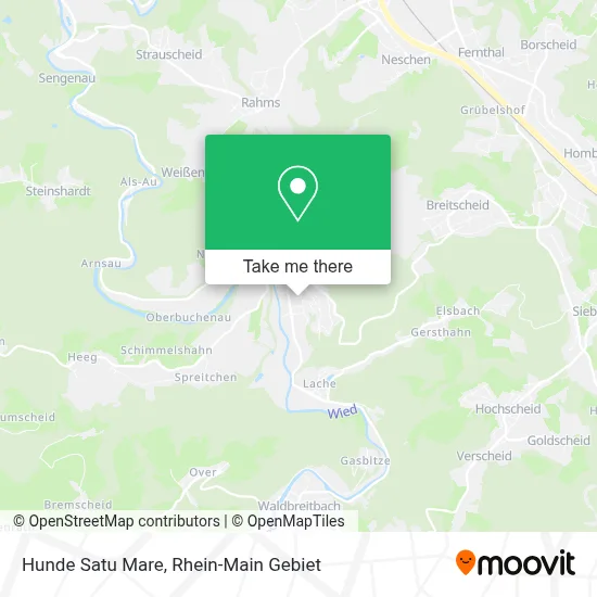 Hunde Satu Mare map