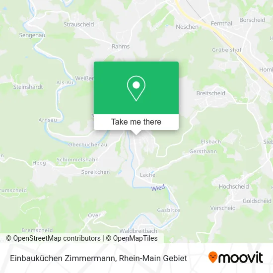 Карта Einbauküchen Zimmermann