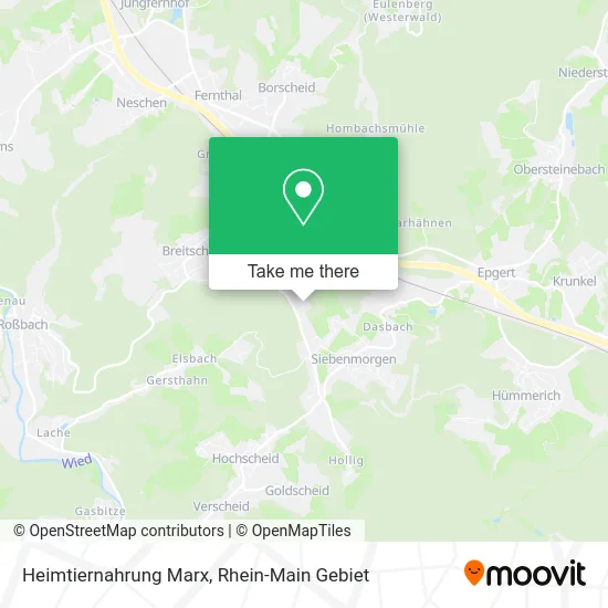 Карта Heimtiernahrung Marx