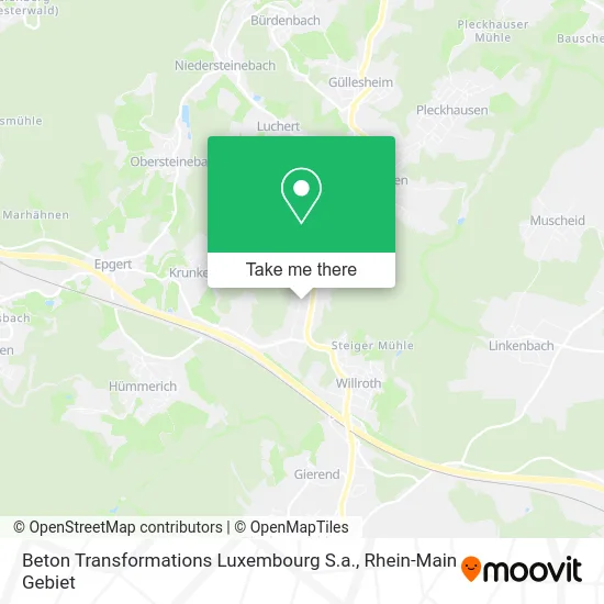 Карта Beton Transformations Luxembourg S.a.