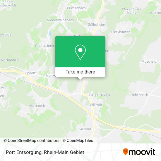Карта Pott Entsorgung