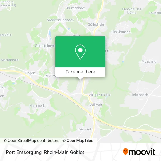 Карта Pott Entsorgung
