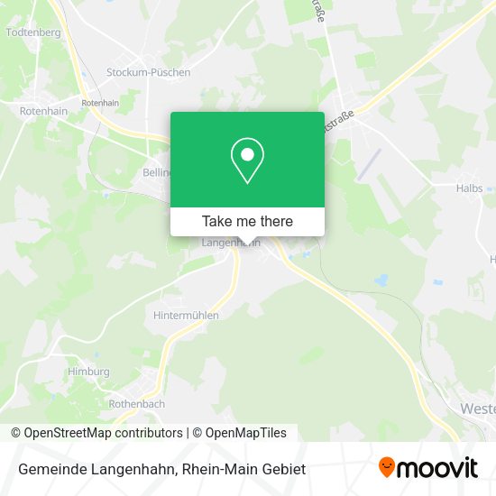 Карта Gemeinde Langenhahn