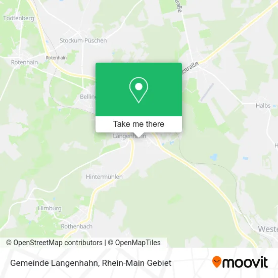 Карта Gemeinde Langenhahn