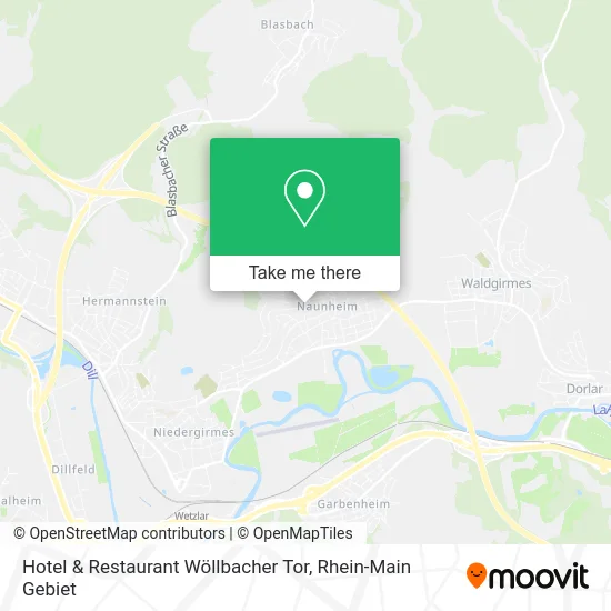 Hotel & Restaurant Wöllbacher Tor map