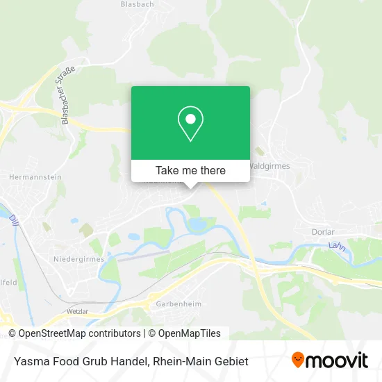 Карта Yasma Food Grub Handel