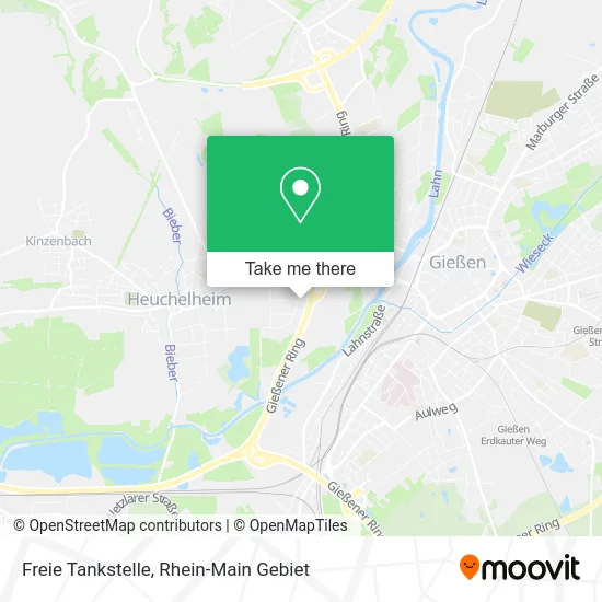 Карта Freie Tankstelle
