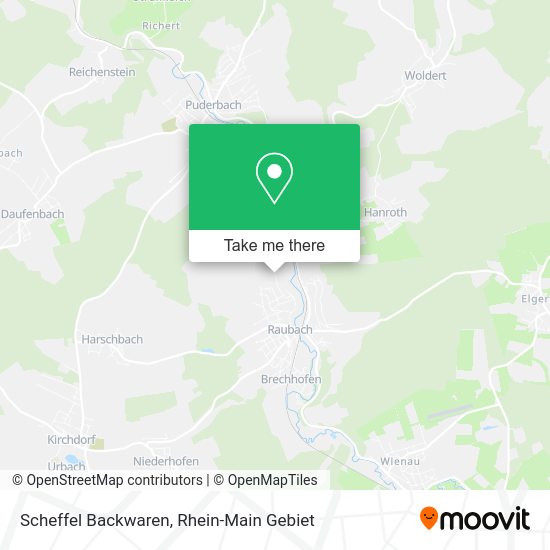Scheffel Backwaren map