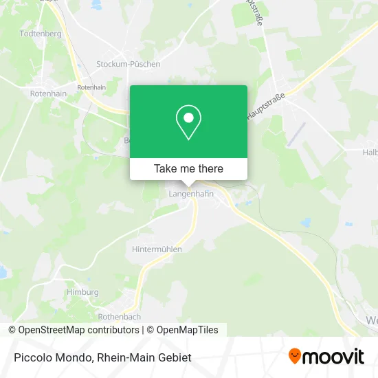 Карта Piccolo Mondo