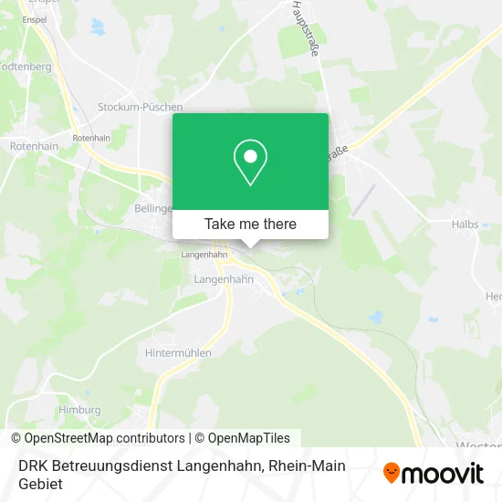 Карта DRK Betreuungsdienst Langenhahn