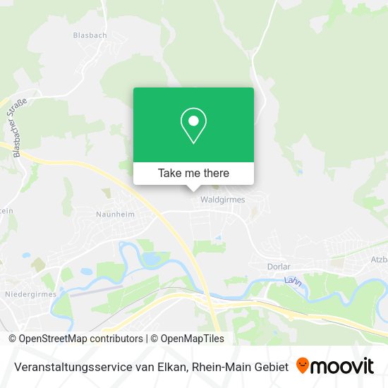Карта Veranstaltungsservice van Elkan