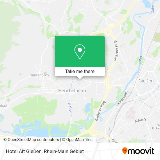 Карта Hotel Alt Gießen