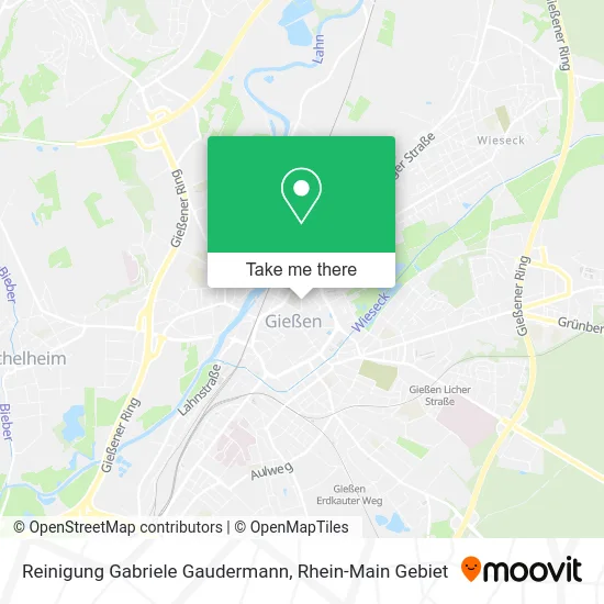 Карта Reinigung Gabriele Gaudermann