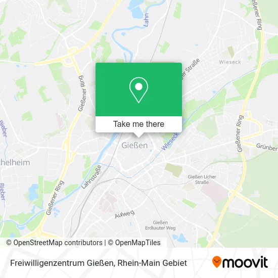 Карта Freiwilligenzentrum Gießen