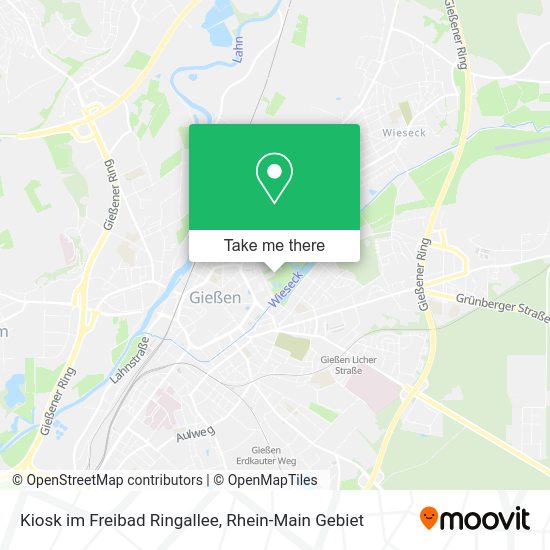 Карта Kiosk im Freibad Ringallee
