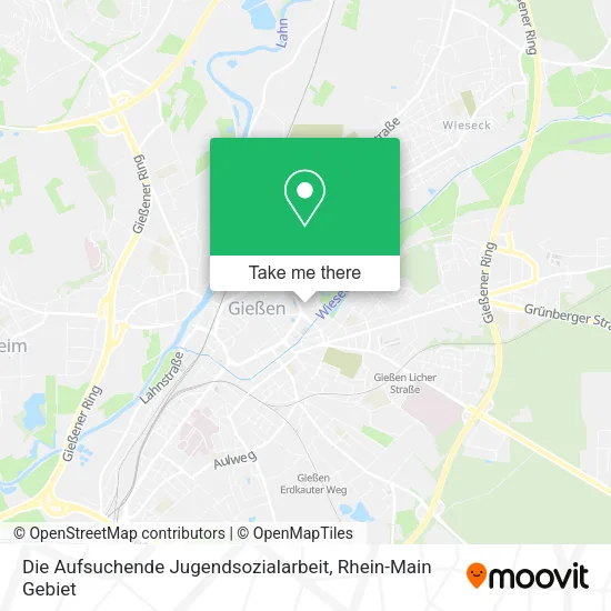Карта Die Aufsuchende Jugendsozialarbeit