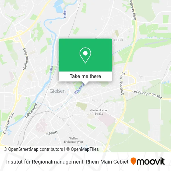 Карта Institut für Regionalmanagement