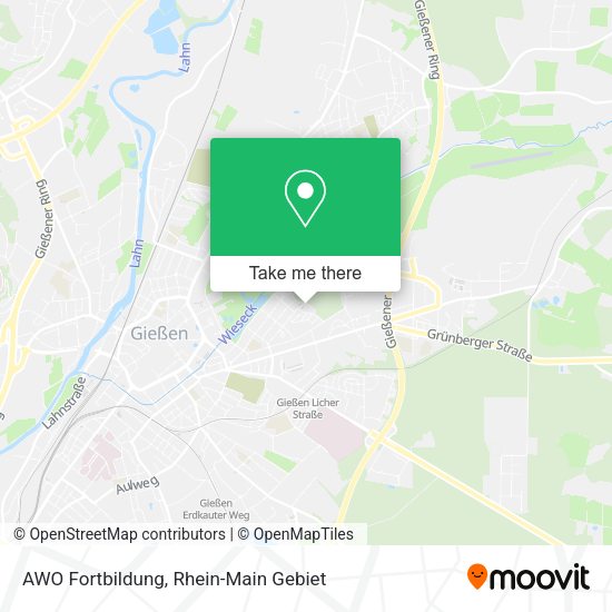 Карта AWO Fortbildung
