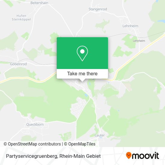 Карта Partyservicegruenberg