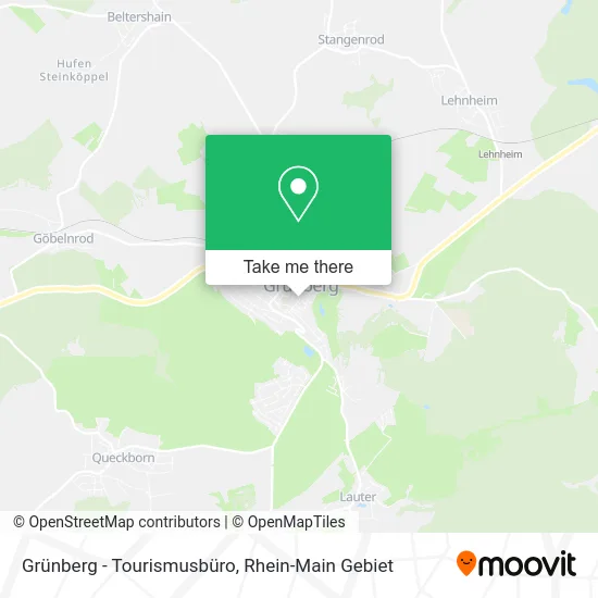 Карта Grünberg - Tourismusbüro