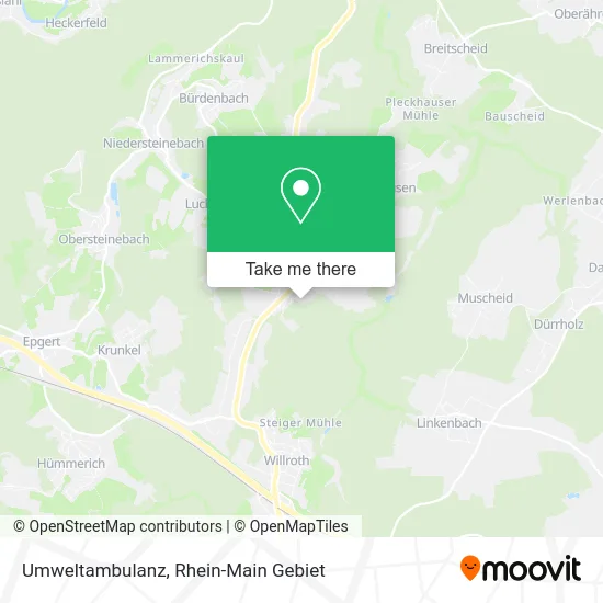 Карта Umweltambulanz