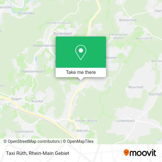 Карта Taxi Rüth