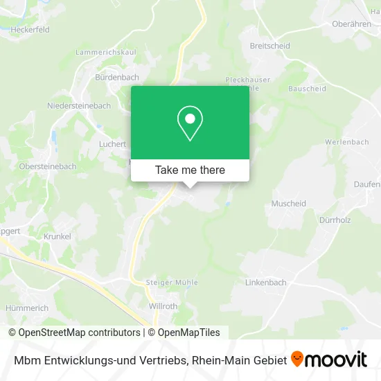 Карта Mbm Entwicklungs-und Vertriebs